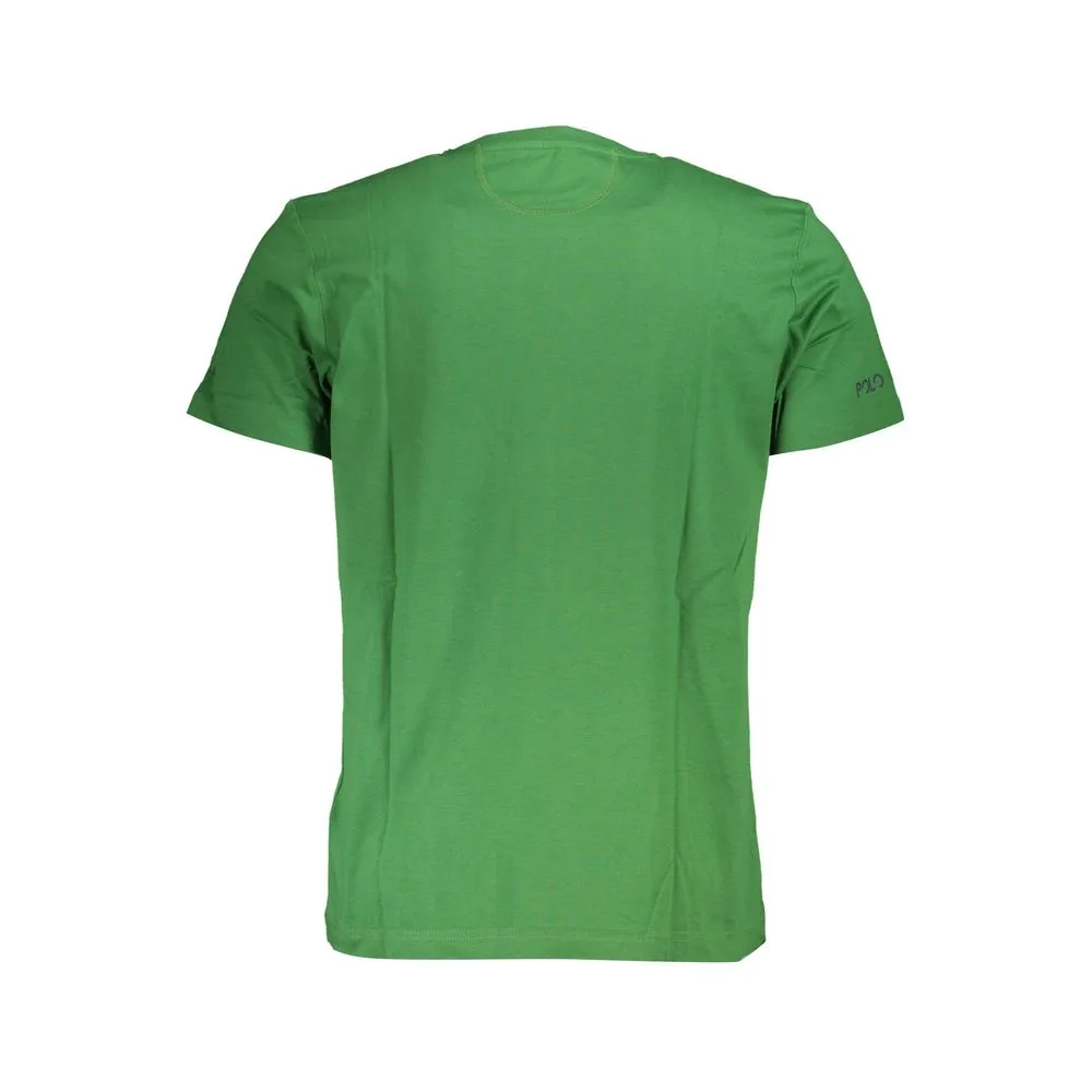 Green Cotton Men T-Shirt sold by Louxly product image thumbnail 2