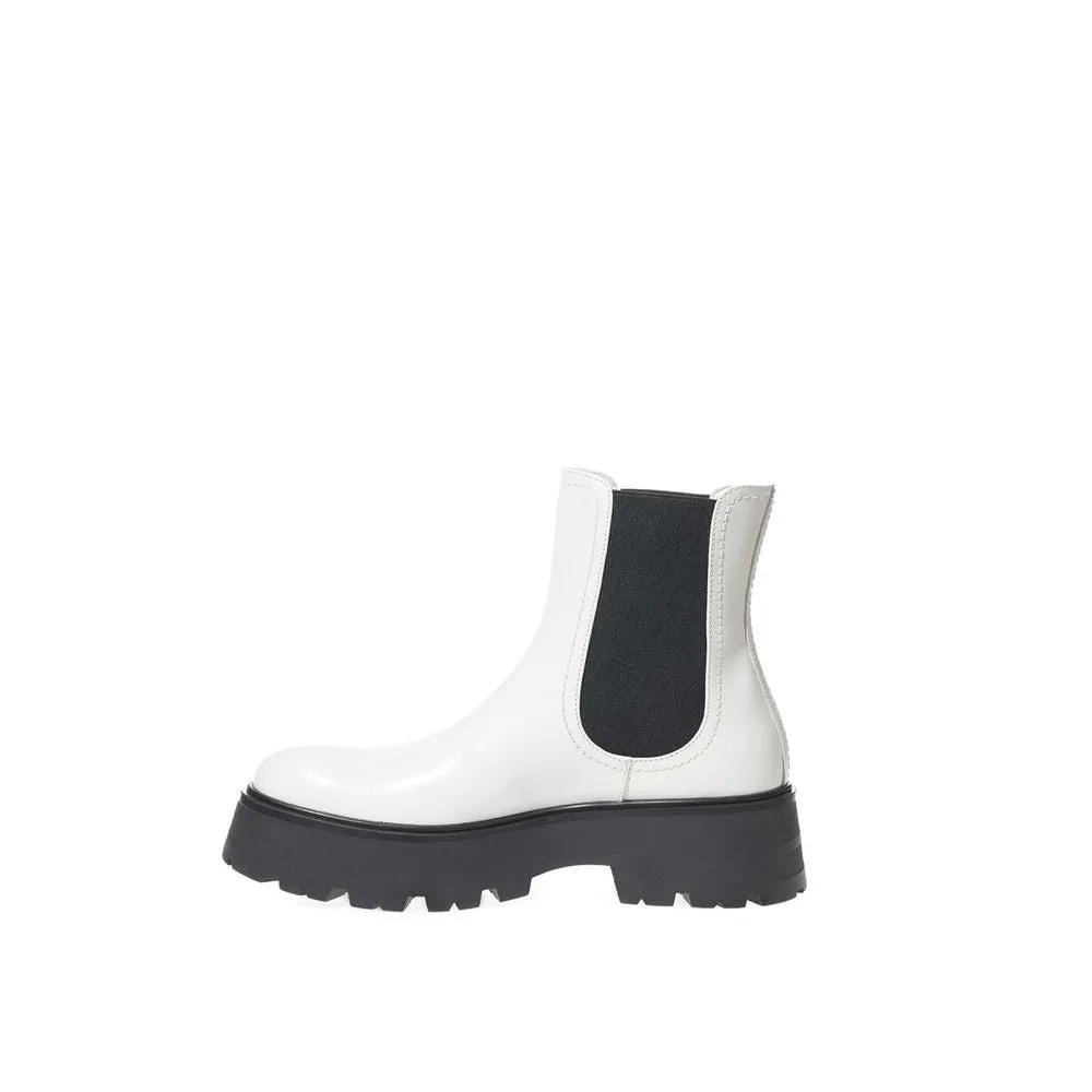 Elegant Monochrome Leather Boots sold by Louxly product image thumbnail 5