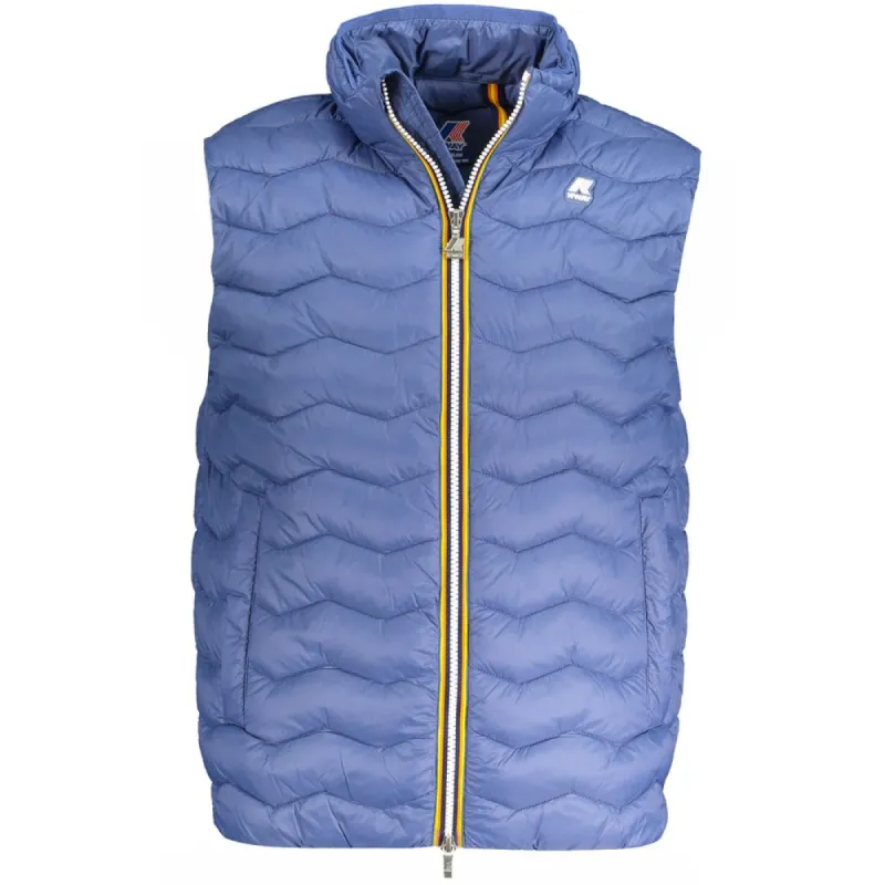 Blue Polyamide Men Jacket sold by Louxly