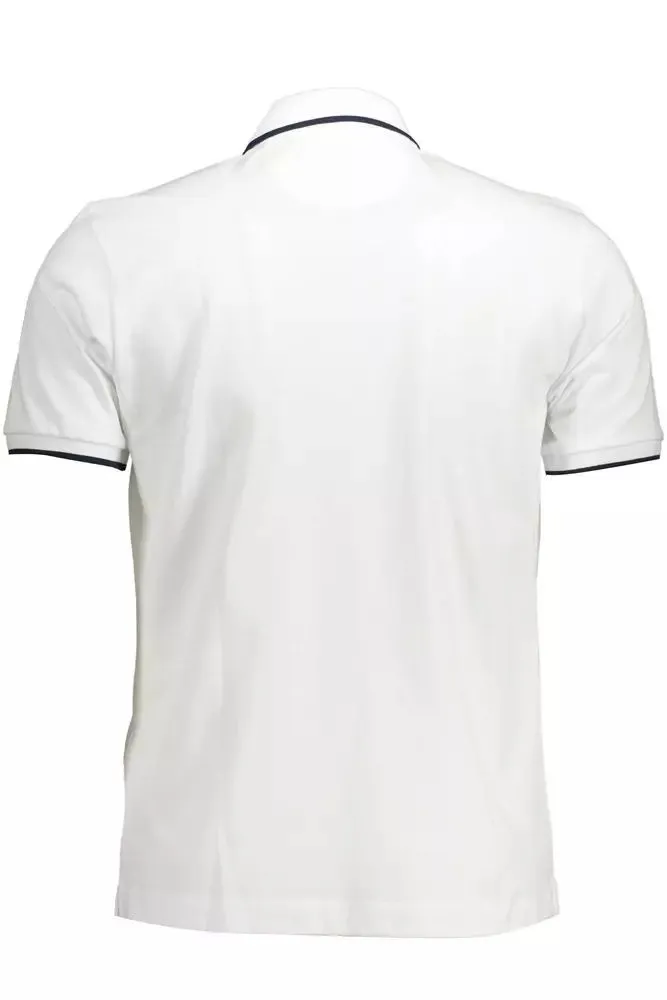 White Cotton Men Polo Shirt sold by Louxly product image thumbnail 2