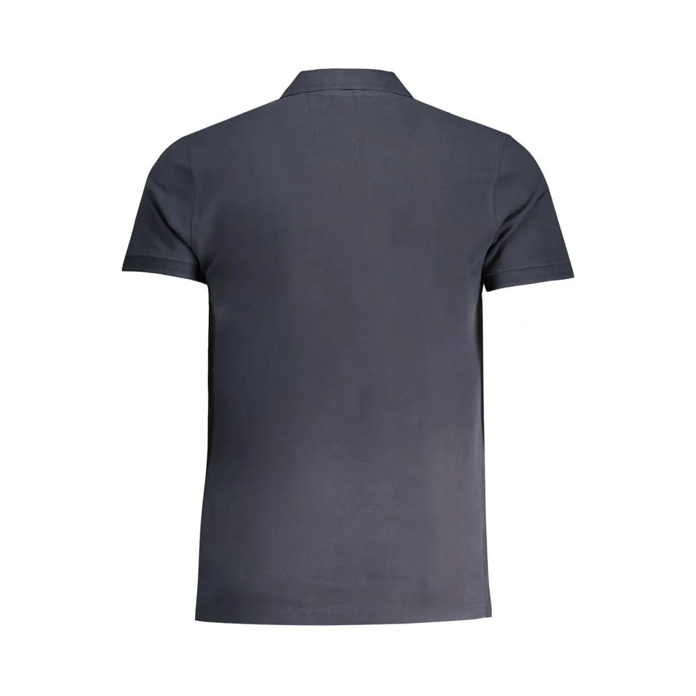 Blue Cotton Polo Shirt sold by Louxly product image thumbnail 2