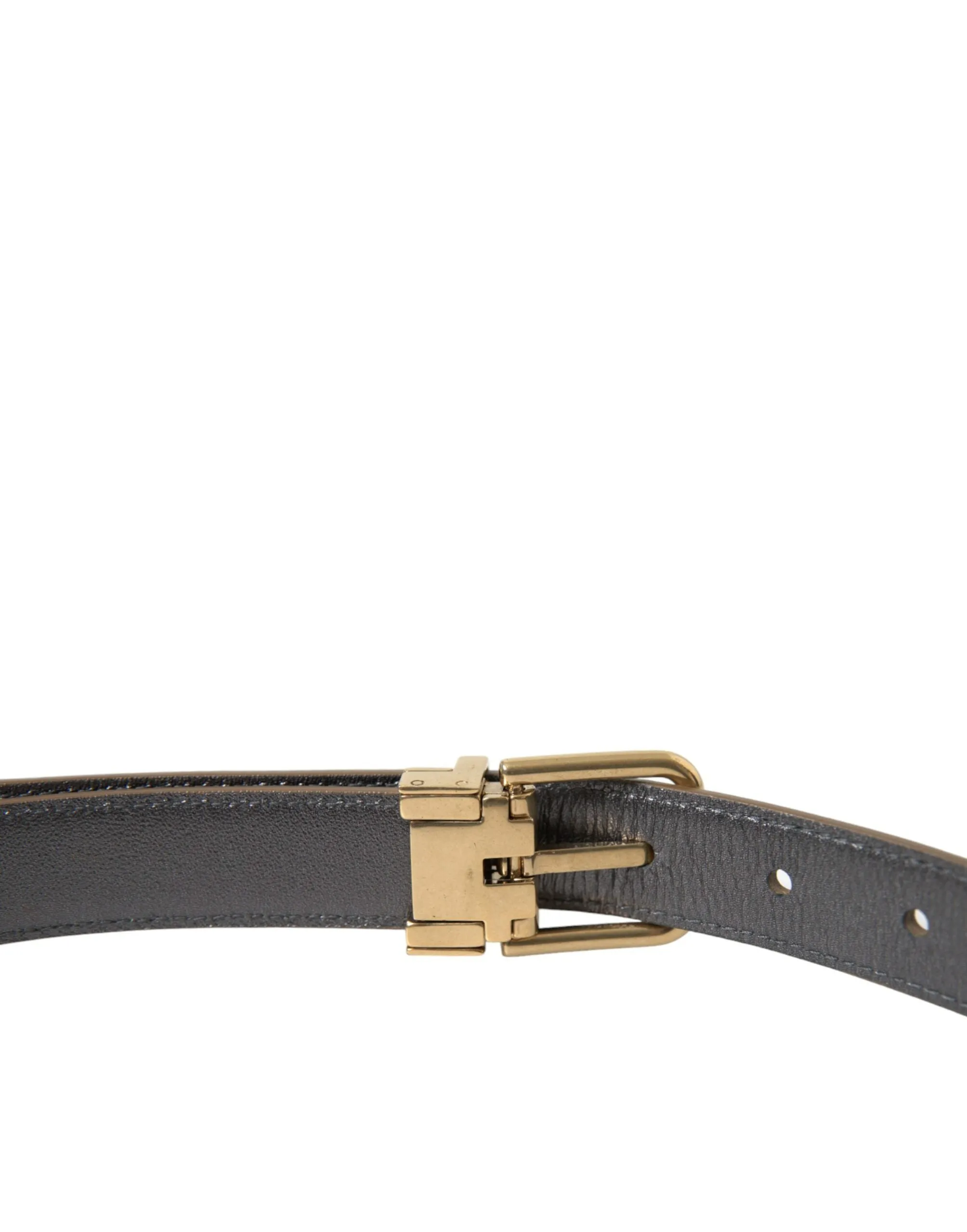 Metallic Gold Leather Belt - Timeless Elegance sold by Louxly product image thumbnail 5