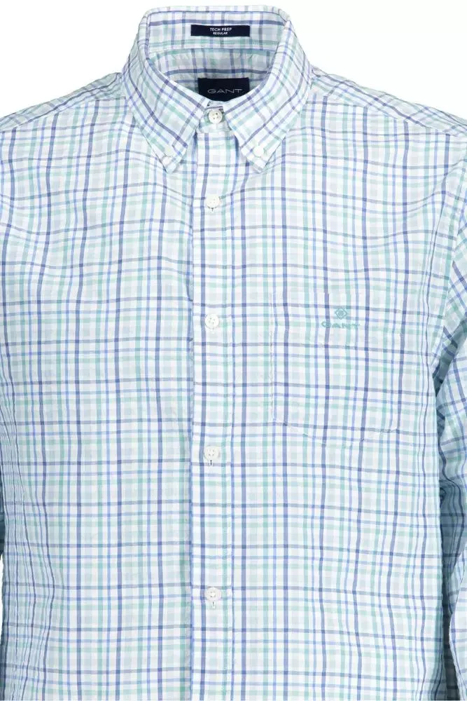 Light Blue Cotton Shirt sold by Louxly product image thumbnail 3