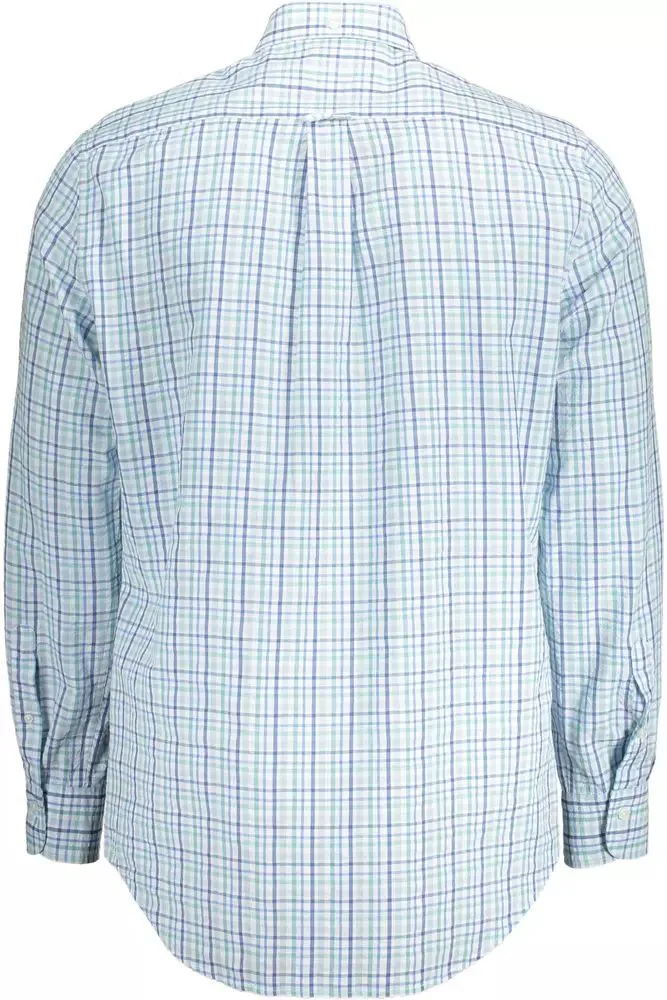 Light Blue Cotton Shirt sold by Louxly product image thumbnail 2