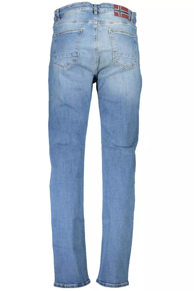 Light Blue Cotton Men Jeans sold by Louxly product image thumbnail 2