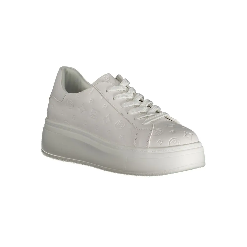 White Polyester Sneaker sold by Louxly product image thumbnail 2