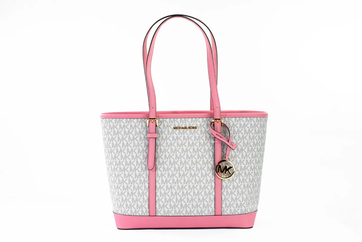 Jet Set Travel Small Primrose Multi PVC Shoulder Tote Handbag Purse sold by Louxly