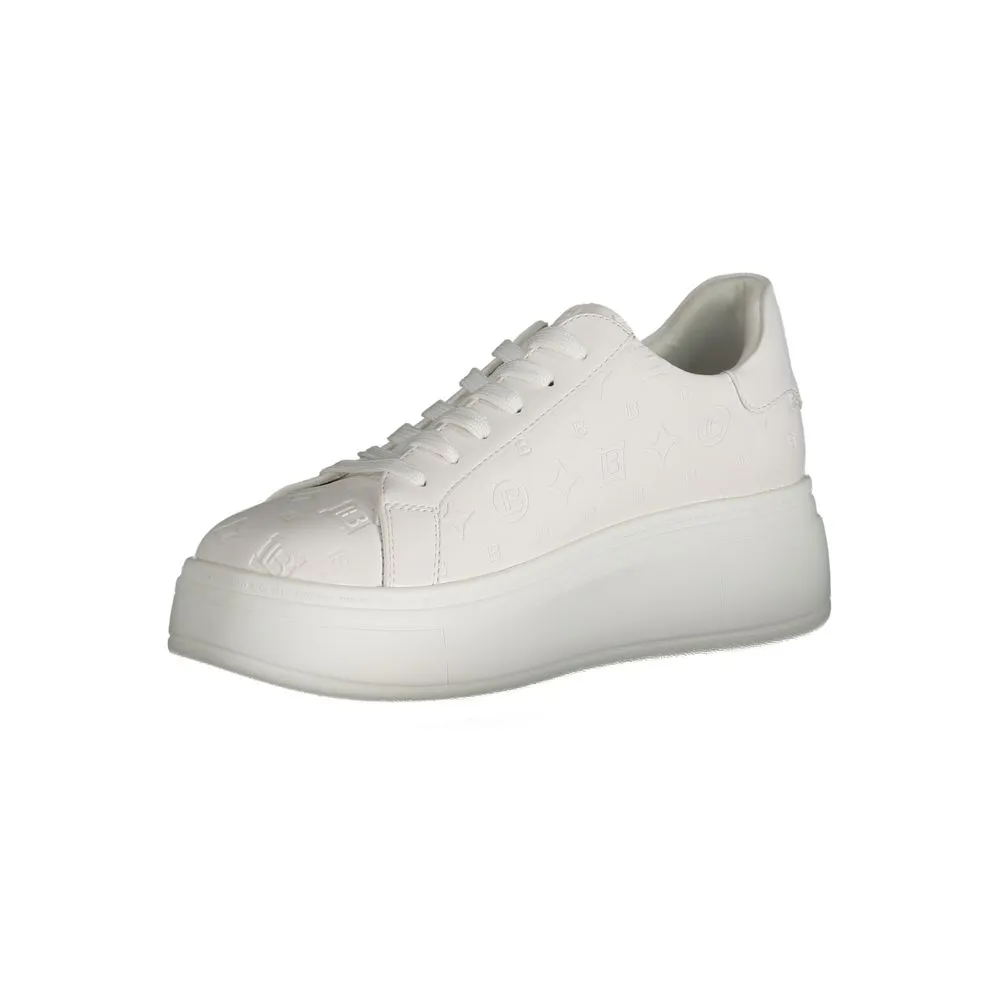 White Polyester Sneaker sold by Louxly product image thumbnail 3