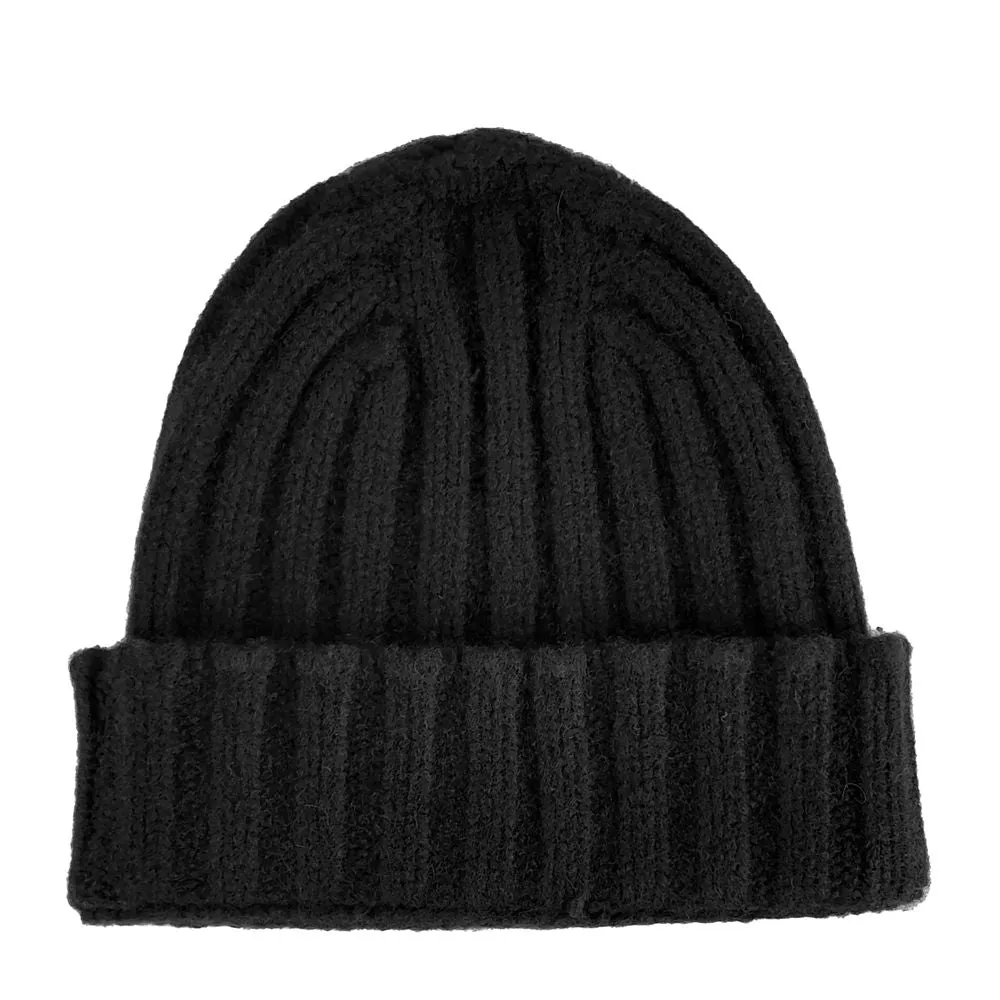 Pure Cashmere Ribbed Winter Hat sold by Louxly product image thumbnail 2