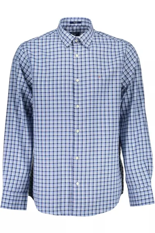 Elegant Light Blue Long Sleeve Shirt sold by Louxly