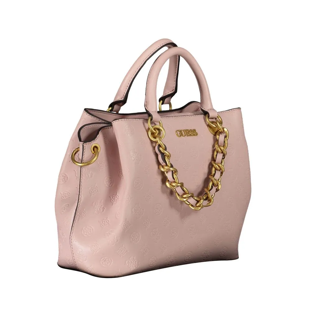 Pink Polyethylene Handbag sold by Louxly product image thumbnail 3