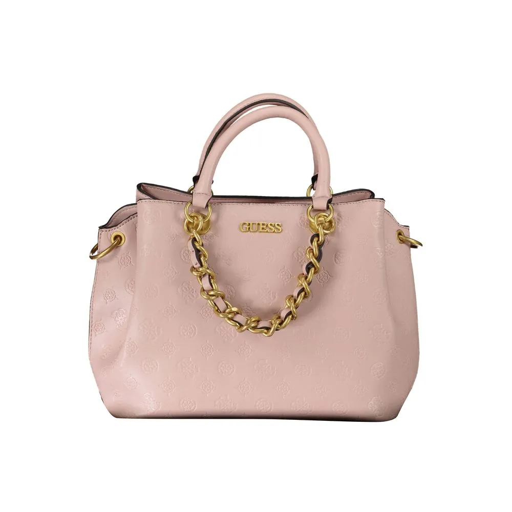 Pink Polyethylene Handbag sold by Louxly
