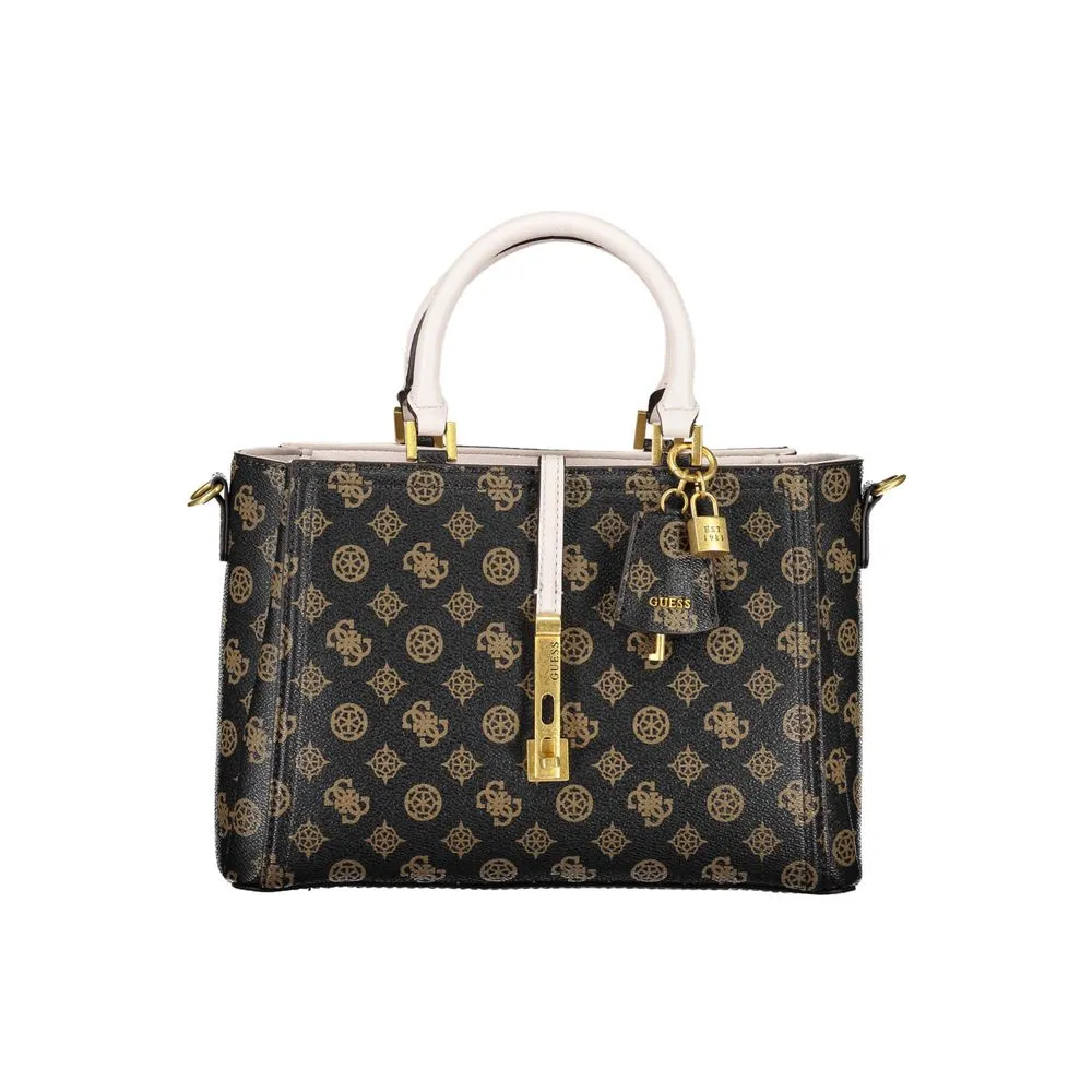 Brown Polyethylene Handbag sold by Louxly