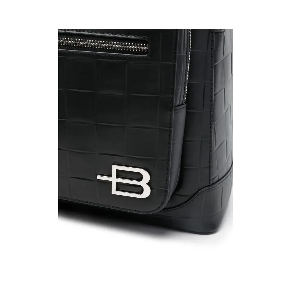 Chic Woven Leather Backpack - Compact & Versatile sold by Louxly product image thumbnail 4