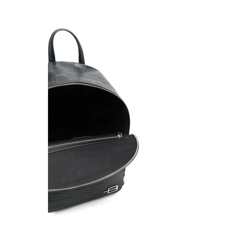 Chic Woven Leather Backpack - Compact & Versatile sold by Louxly product image thumbnail 5