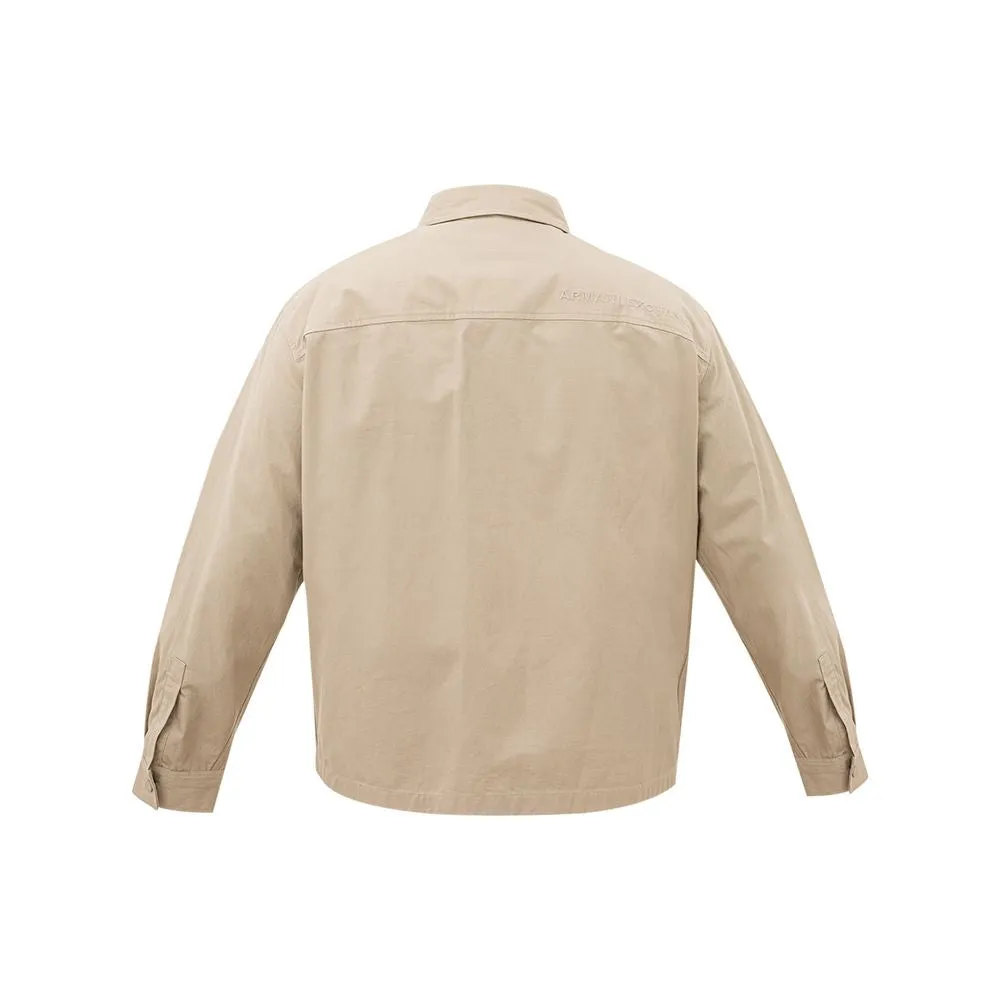 Beige Cotton Classic Shirt sold by Louxly product image thumbnail 2
