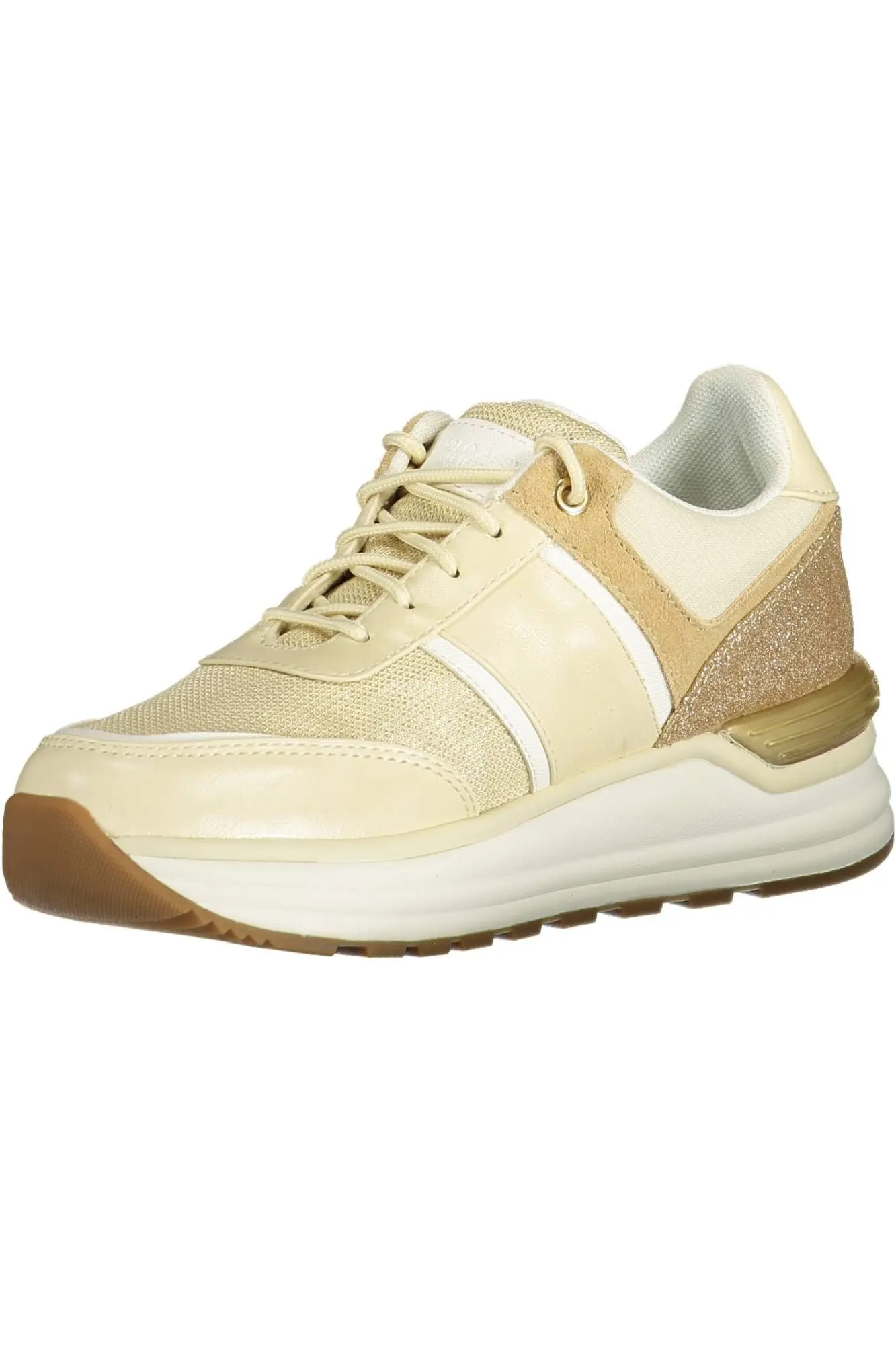 Beige ECO SUEDE Lace-up Sneakers sold by Louxly product image thumbnail 3