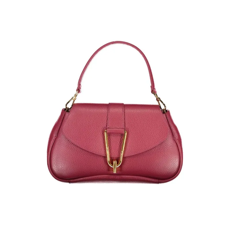 Red Leather Handbag sold by Louxly