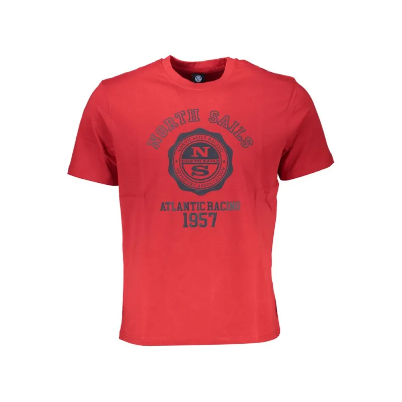 Red Cotton T-Shirt sold by Louxly