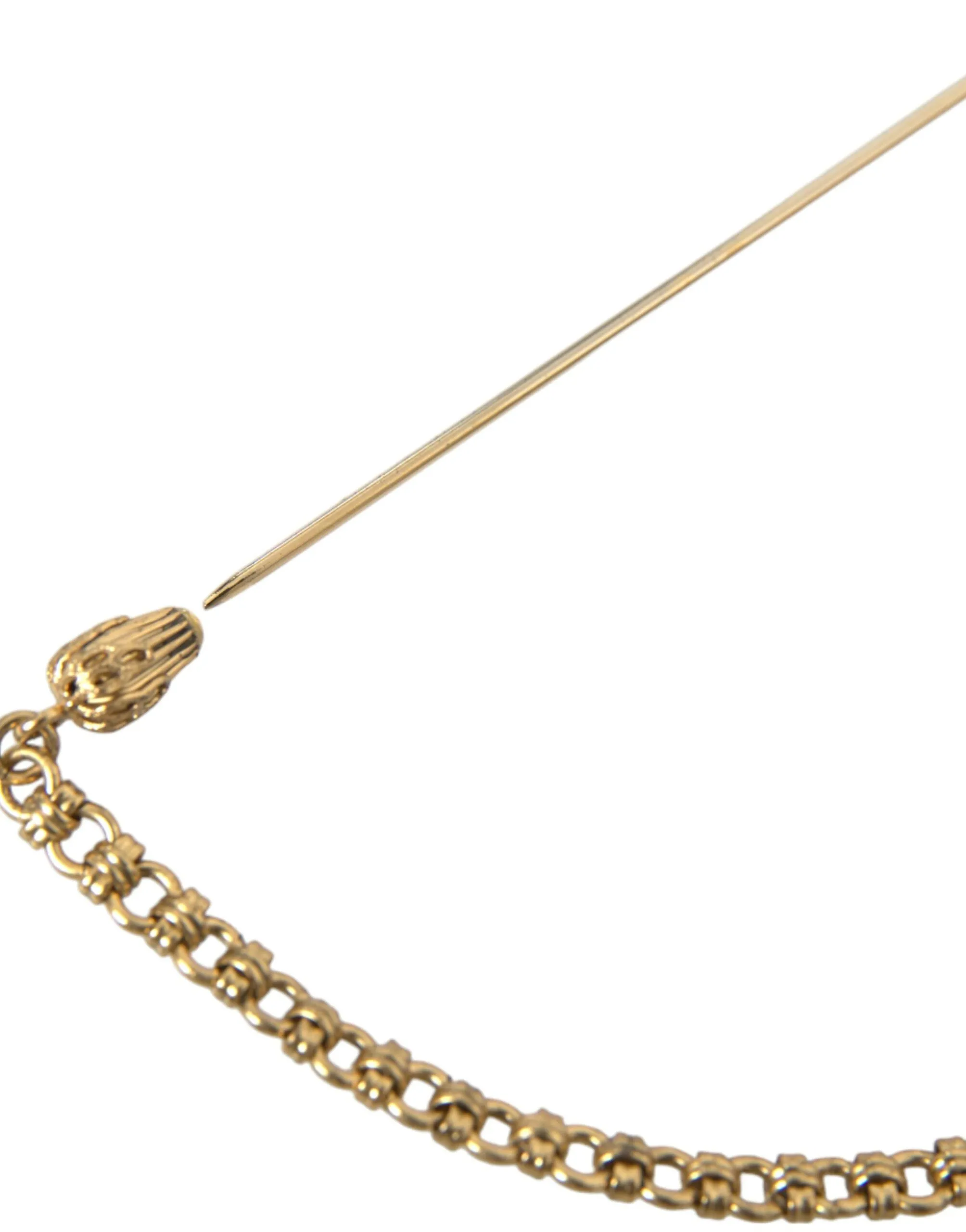 Brass Copper Silk Revolver Gun Men Brooch Lapel Pin sold by Louxly product image thumbnail 3