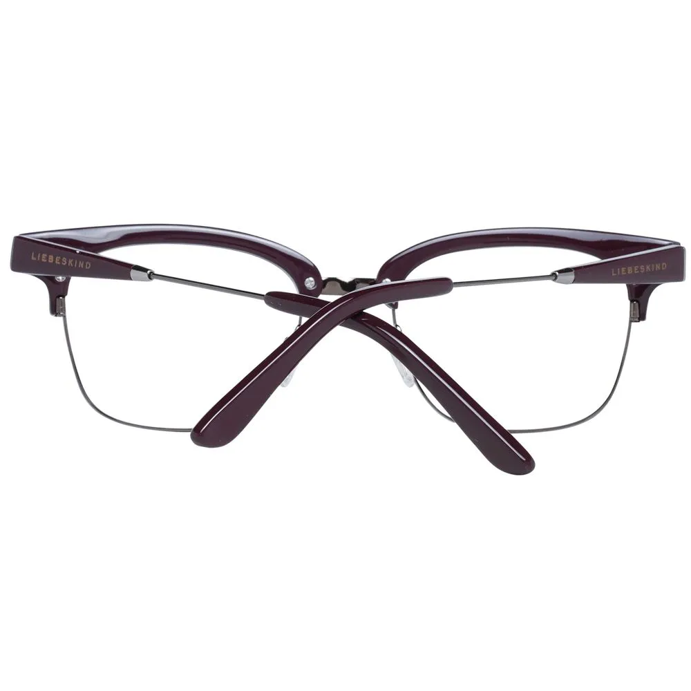 Burgundy Women Optical Frames sold by Louxly product image thumbnail 3