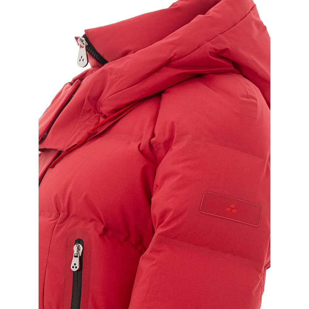 Chic Red Cotton Jacket for Sophisticated Style sold by Louxly product image thumbnail 4