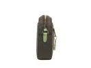 Jet Set Large EW Brown Sage PVC Leather Zip Chain Crossbody Handbag sold by Louxly
