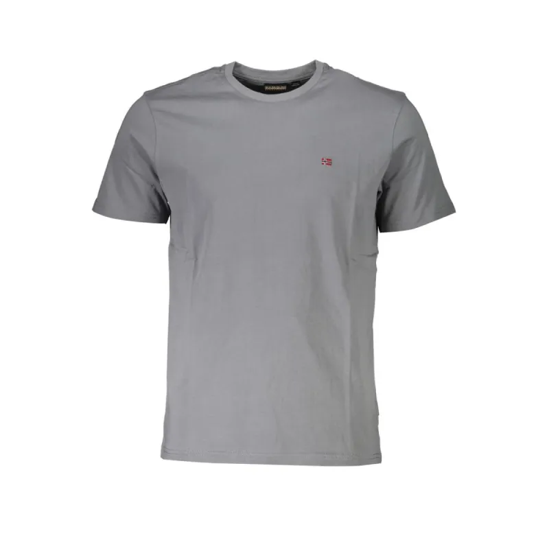 Gray Cotton T-Shirt sold by Louxly