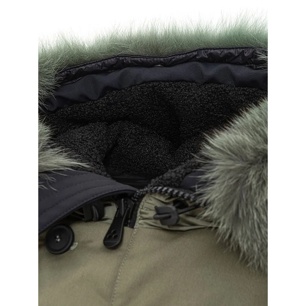 Sleek Green Polyamide Jacket for Men sold by Louxly product image thumbnail 5