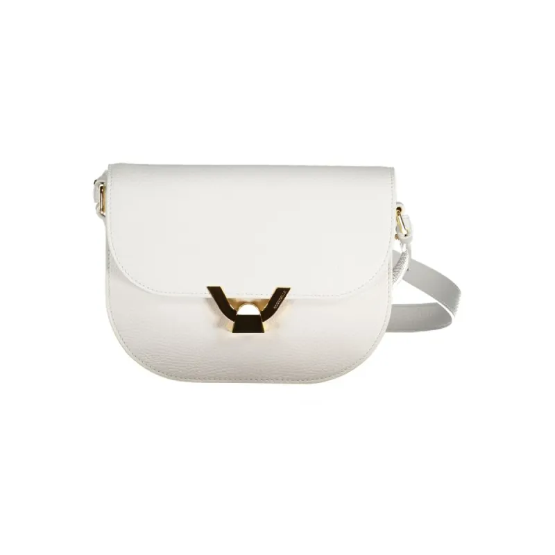 White Leather Handbag sold by Louxly