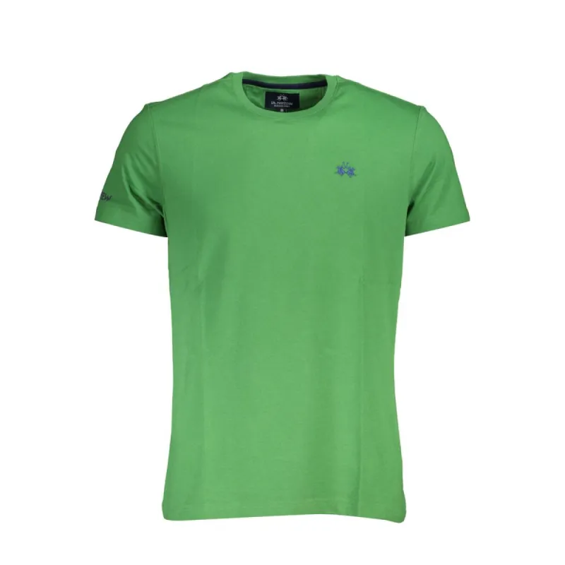 Green Cotton Men T-Shirt sold by Louxly