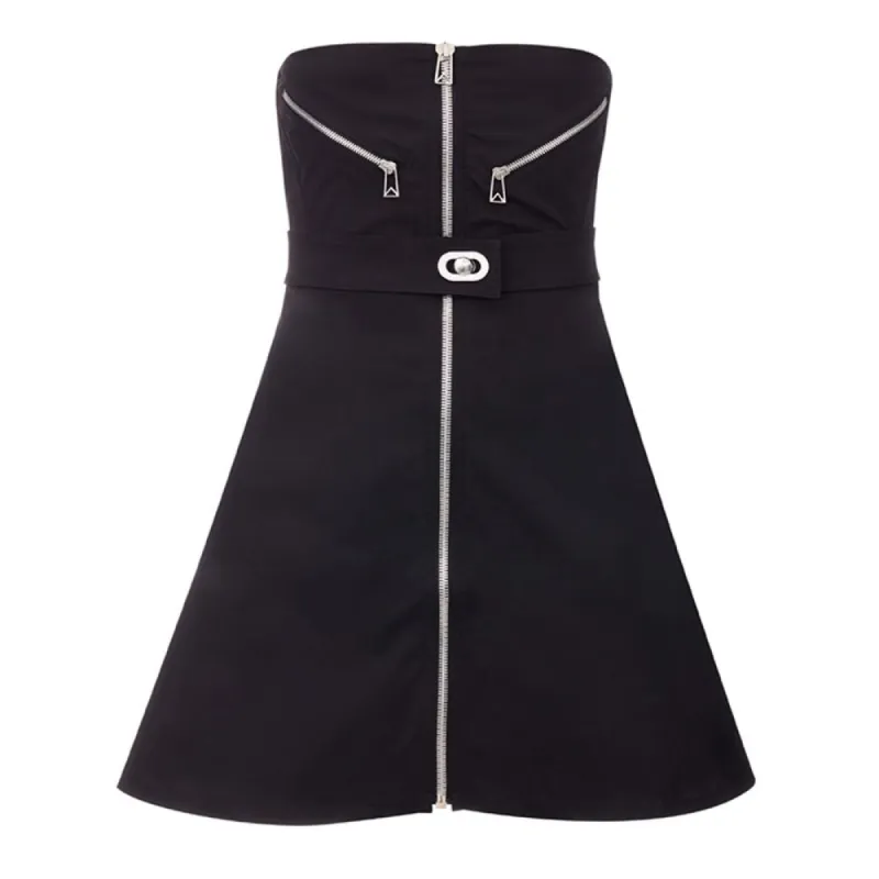 Elegant Black Polyamide Dress made by Bottega Veneta