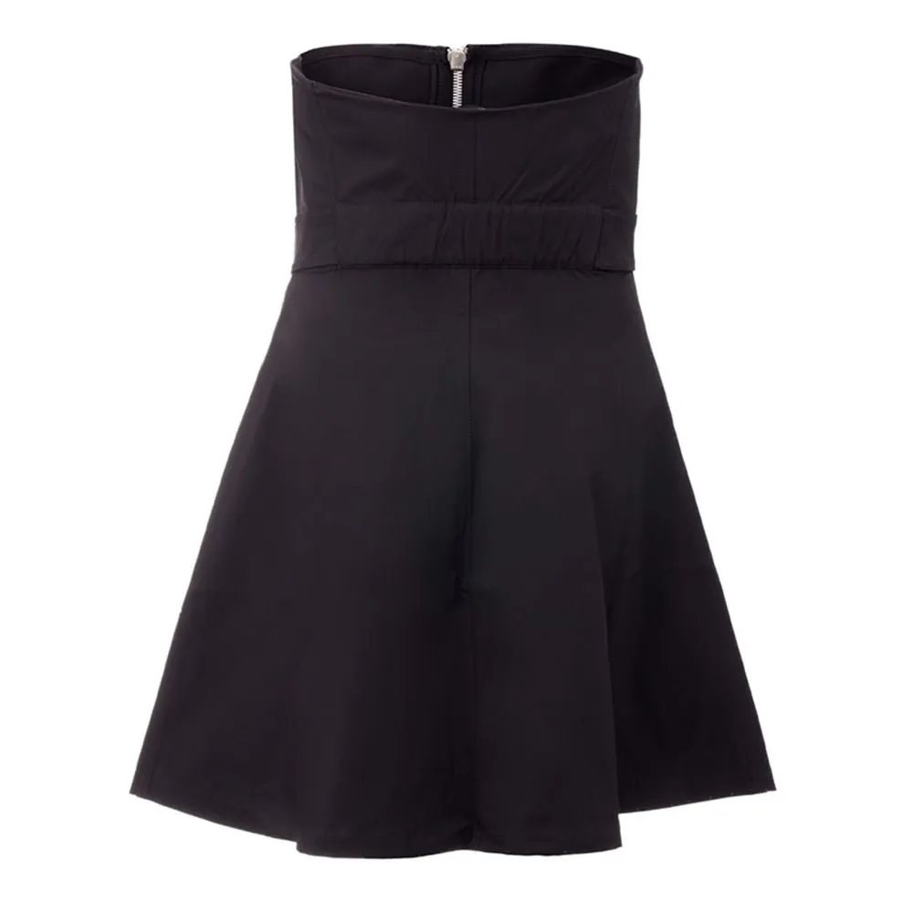 Elegant Black Polyamide Dress sold by Louxly product image thumbnail 3