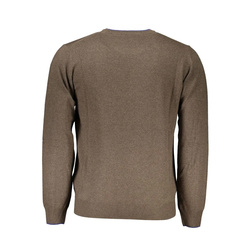Elegant Crew Neck Contrast Detail Sweater sold by Louxly product image thumbnail 2