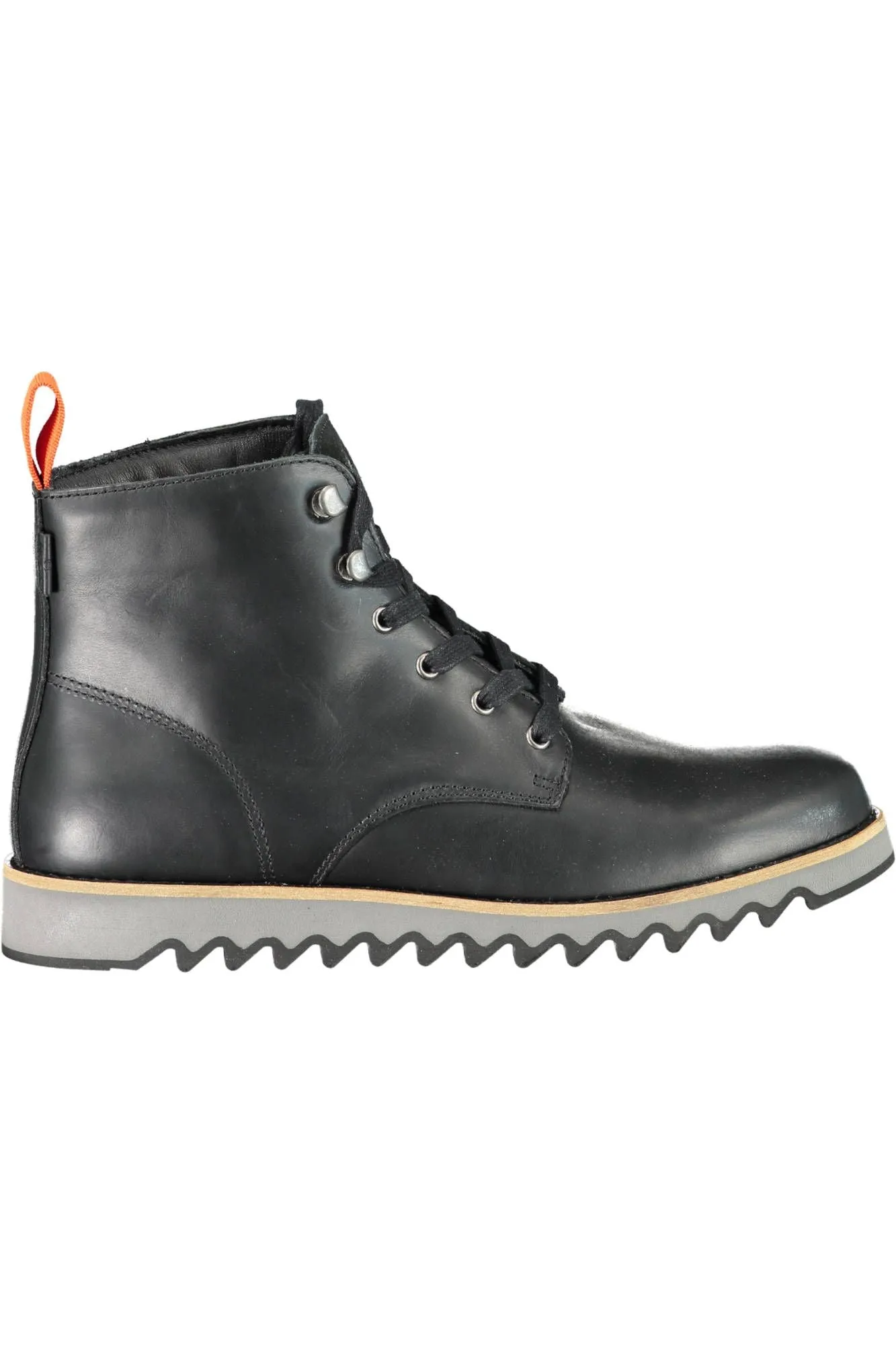 Black Leather Men Boot sold by Louxly