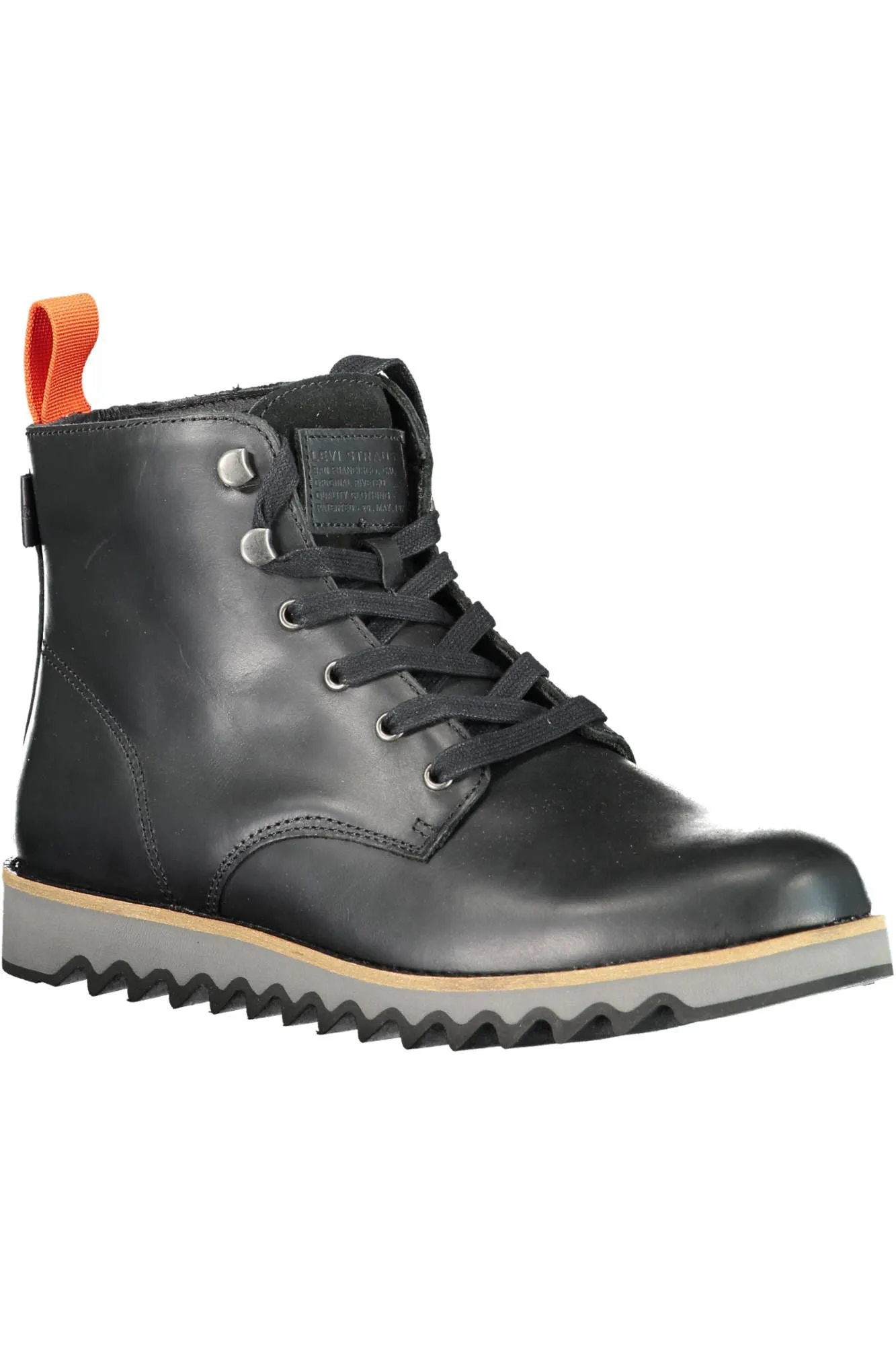 Black Leather Men Boot sold by Louxly product image thumbnail 2