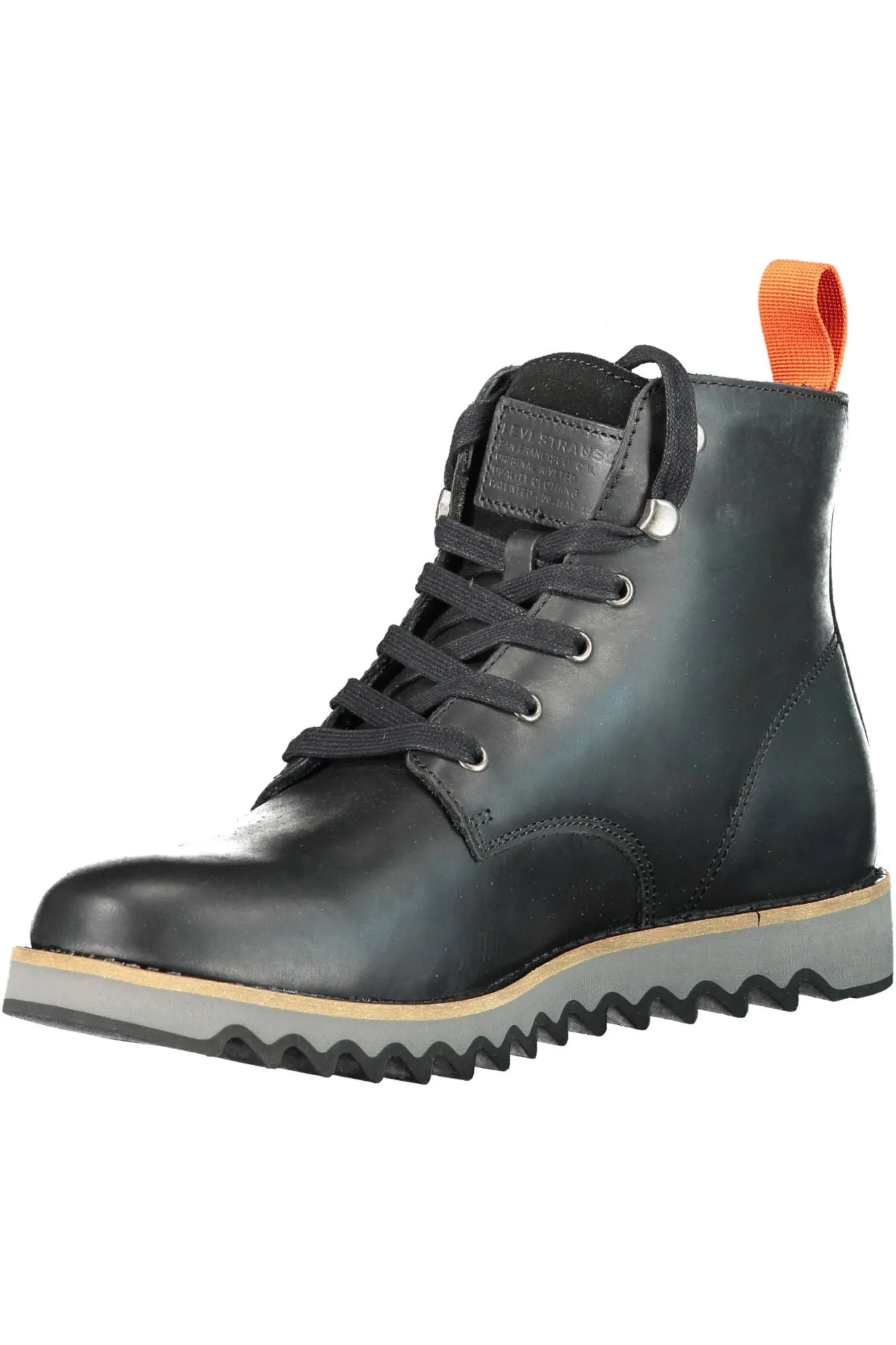 Black Leather Men Boot sold by Louxly product image thumbnail 3