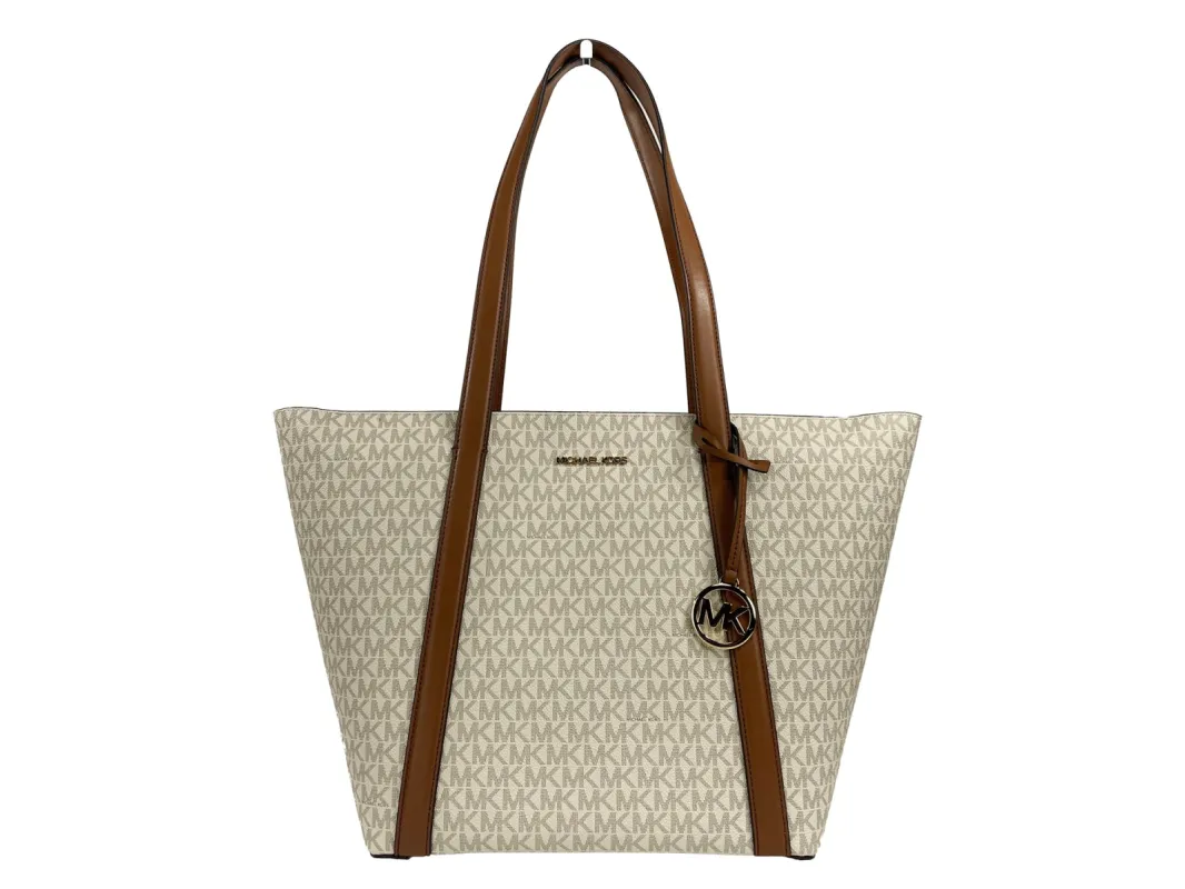 Large Pratt Vanilla Shoulder Zip Tote Bag sold by Louxly