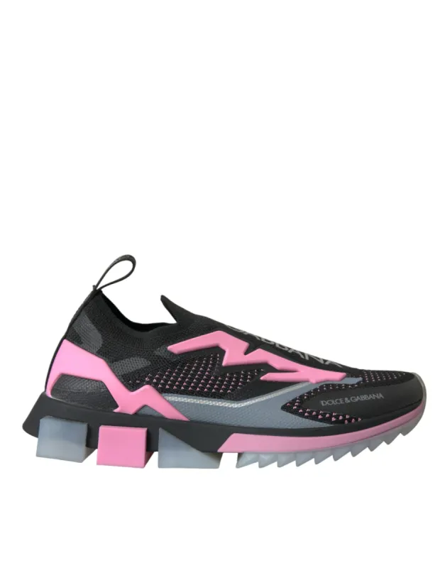 Black Pink Slip On Sorrento Sneakers Shoes sold by Louxly