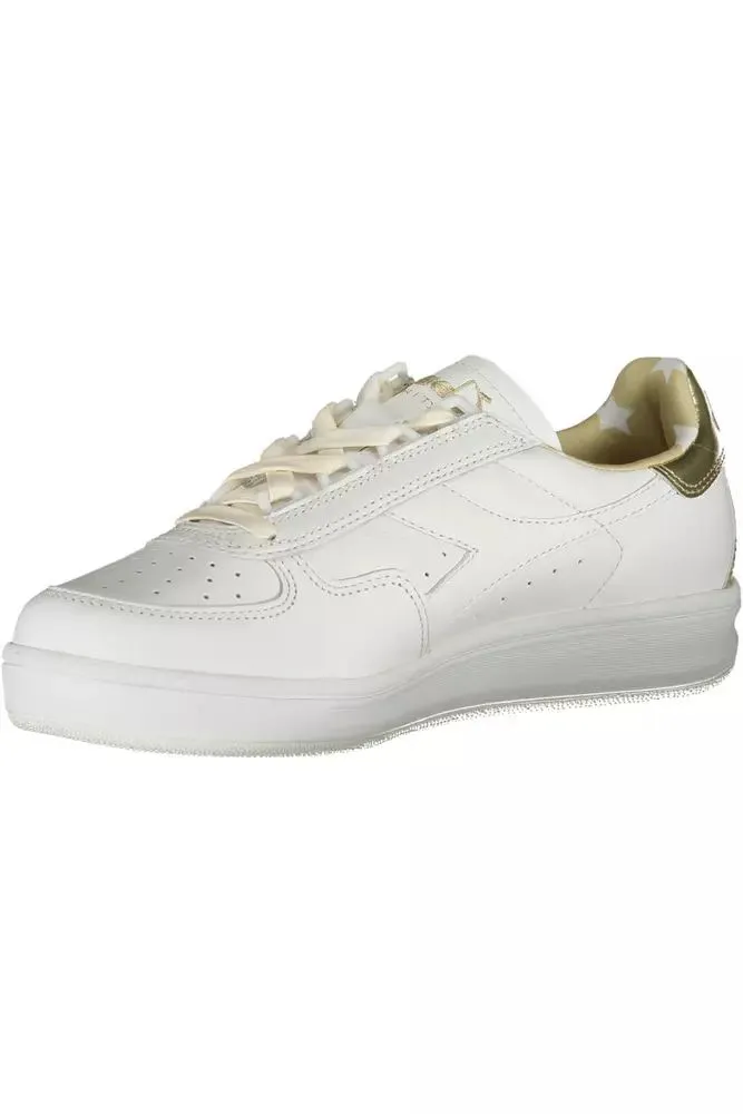 White Leather Women Sneaker sold by Louxly product image thumbnail 3