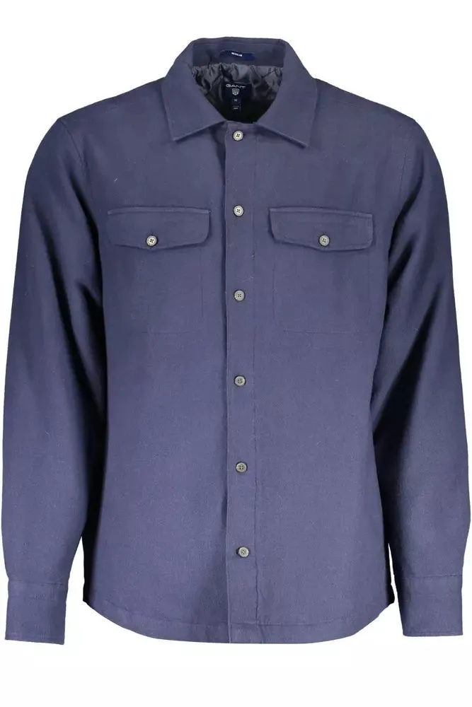 Elegant Cotton Long-Sleeve Men's Shirt sold by Louxly