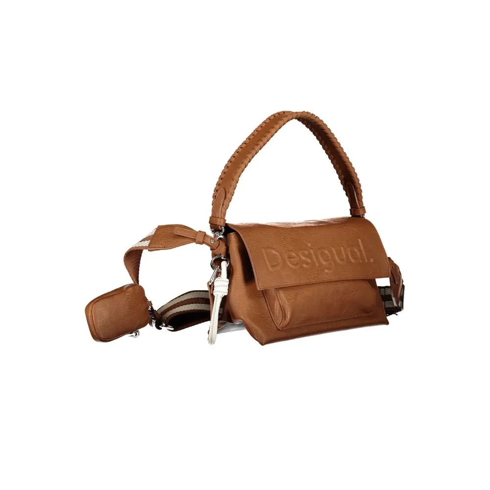 Brown Polyethylene Handbag sold by Louxly product image thumbnail 3
