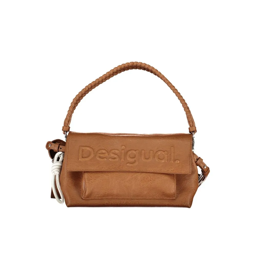 Brown Polyethylene Handbag sold by Louxly