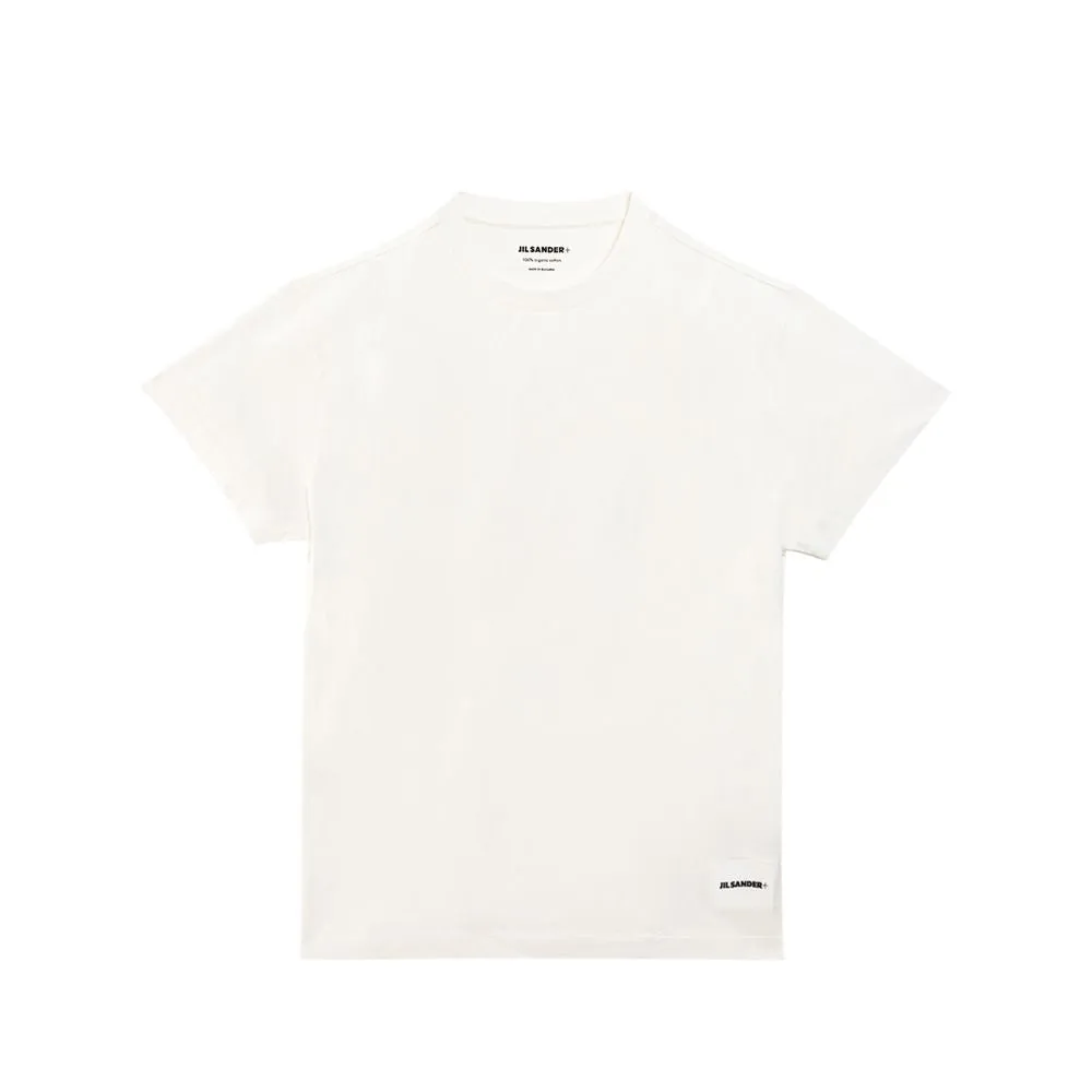 White Cotton Organic T-Shirt sold by Louxly