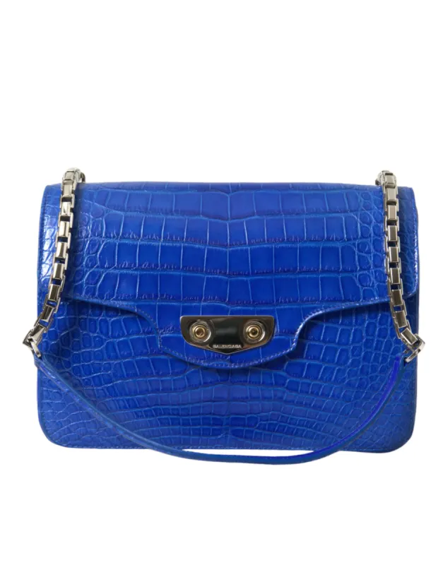 Chic Alligator Skin Chain Shoulder Bag sold by Louxly