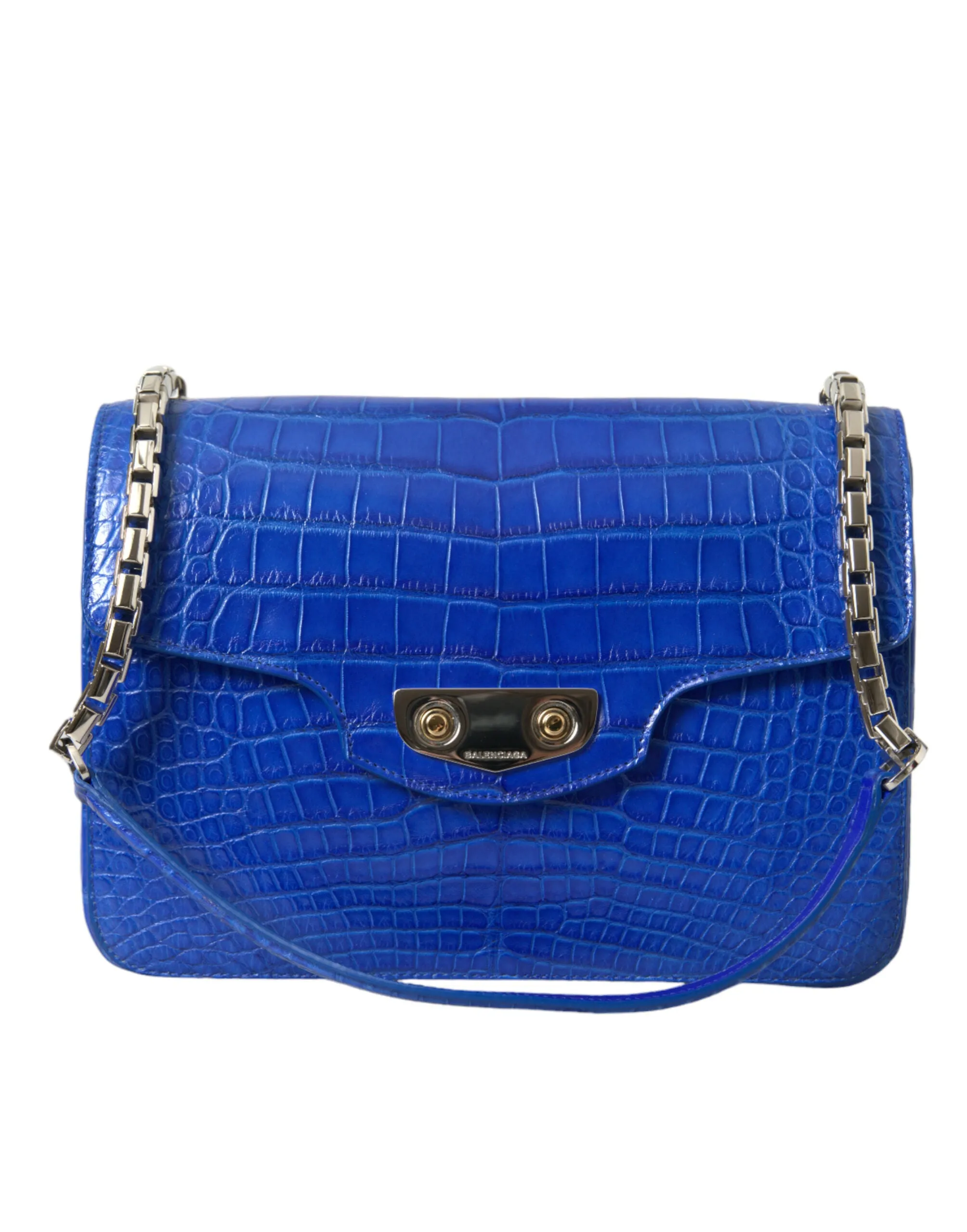 Chic Alligator Skin Chain Shoulder Bag sold by Louxly