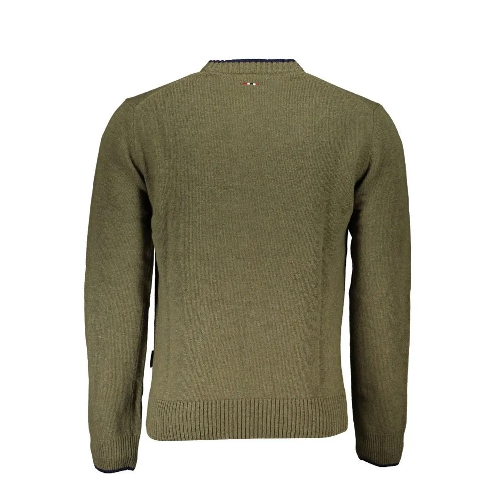 Green Fabric Men Sweater sold by Louxly product image thumbnail 2