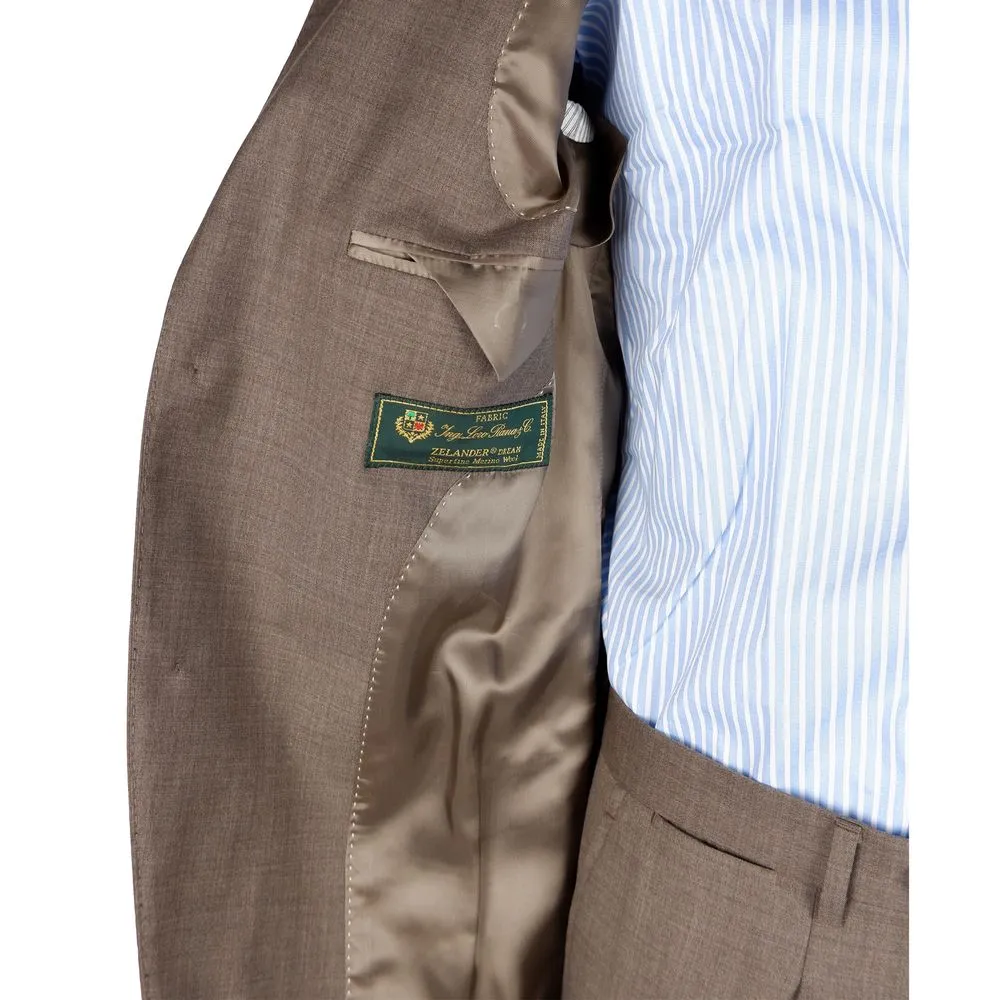 Beige Wool Vergine Suit sold by Louxly product image thumbnail 3