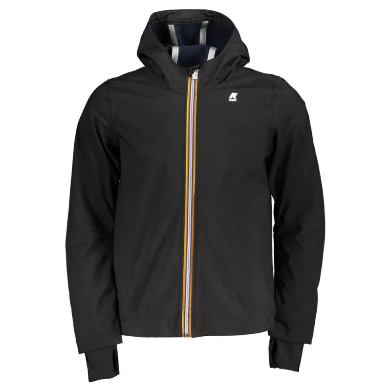 Black Polyester Jacket sold by Louxly