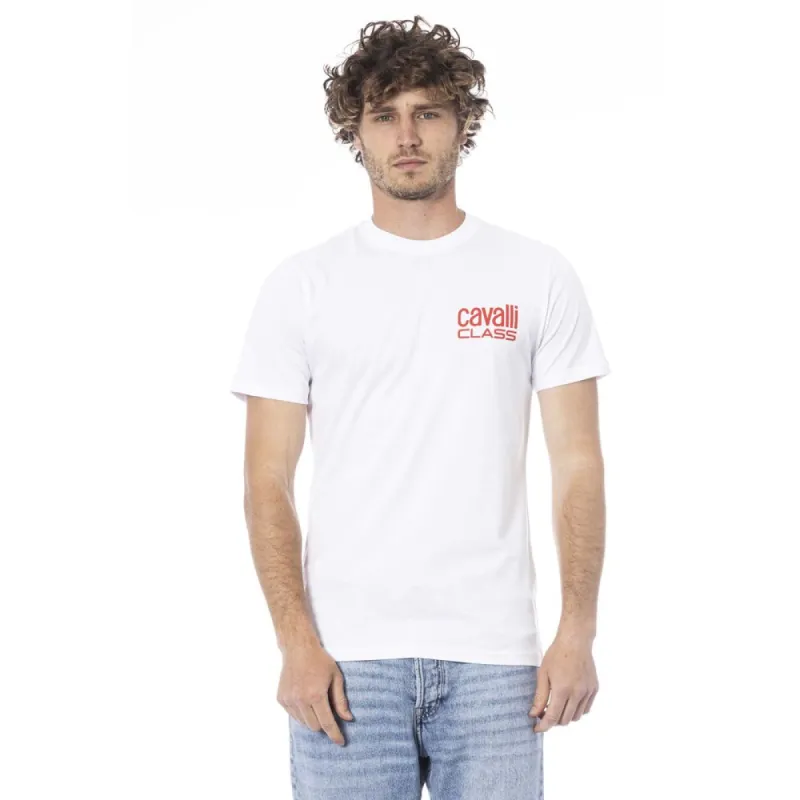 White Cotton Men T-Shirt sold by Louxly